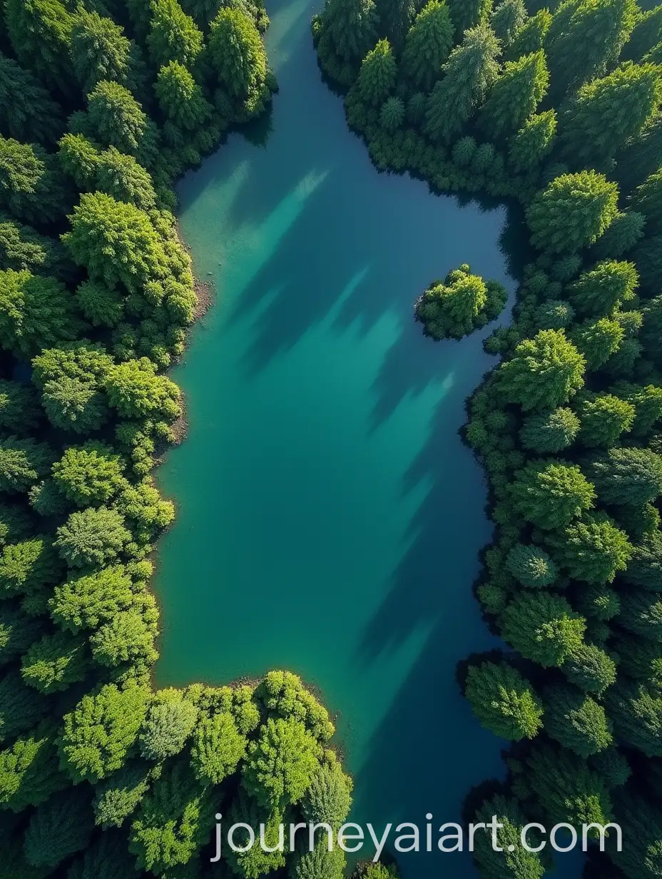 Environmentally-Friendly-Rainforest-Lakes-Shaped-like-World-Continents