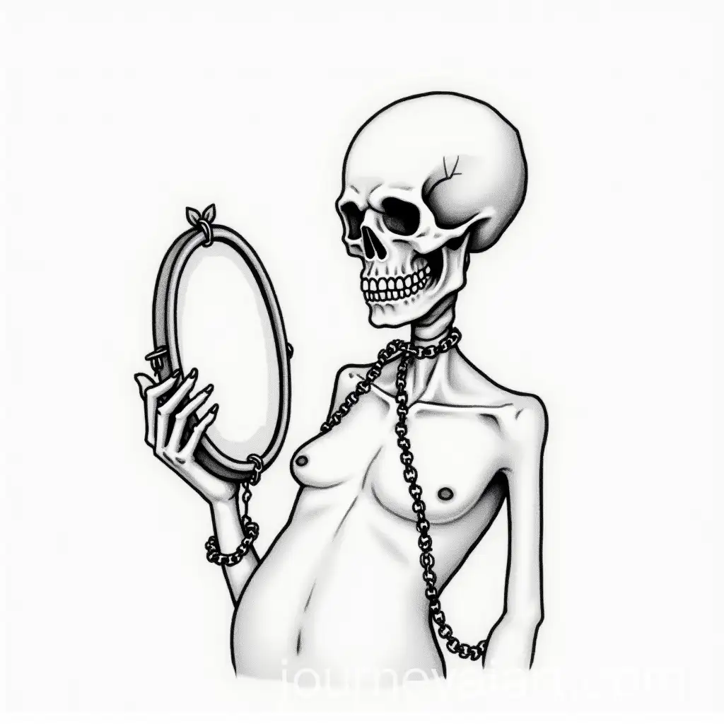 Genderless-Person-with-SkullAI-Image-Expansion-and-Mirror-Tattoo-Design