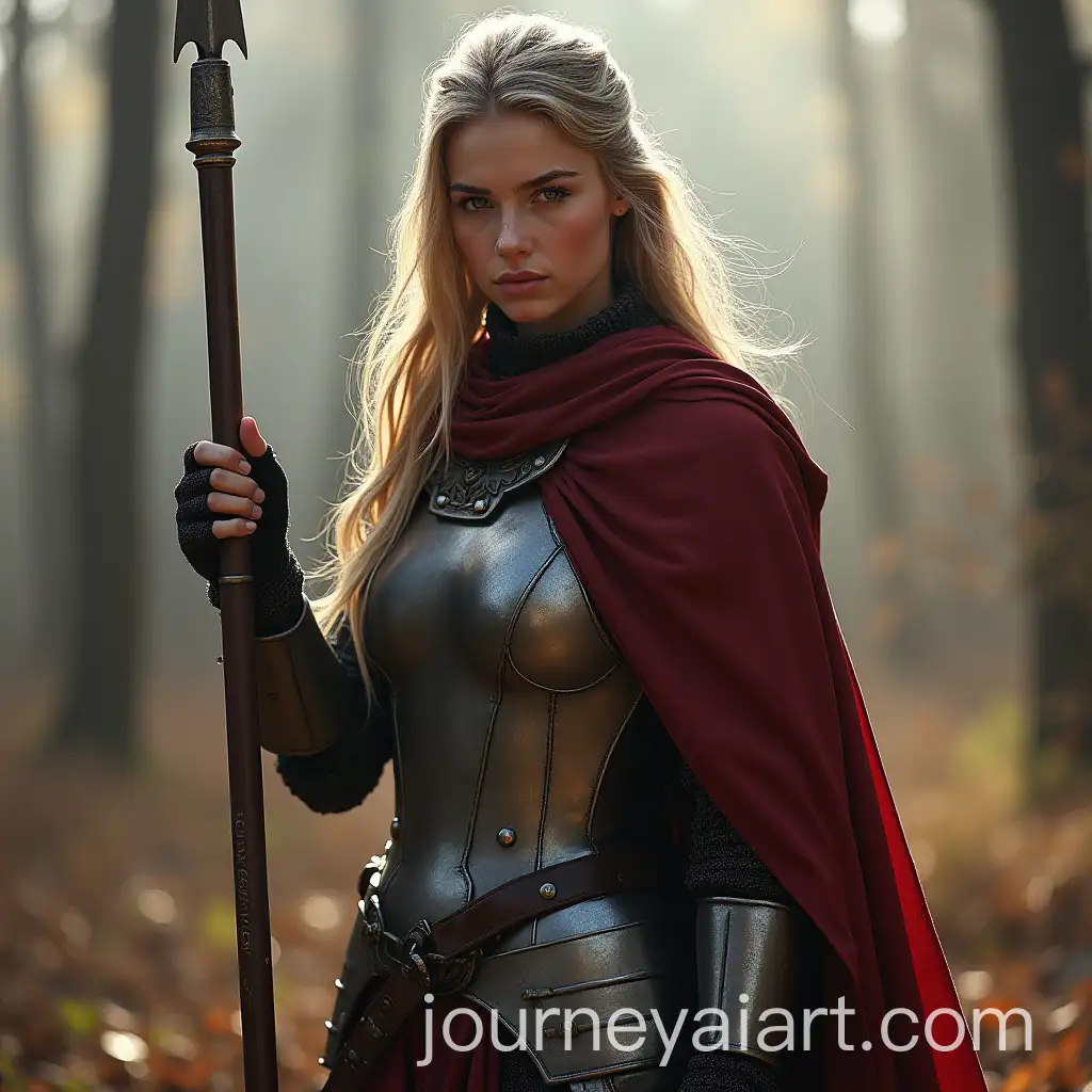 Graceful-Teutonic-Warrior-Athletic-German-Female-Knight-with-Spear
