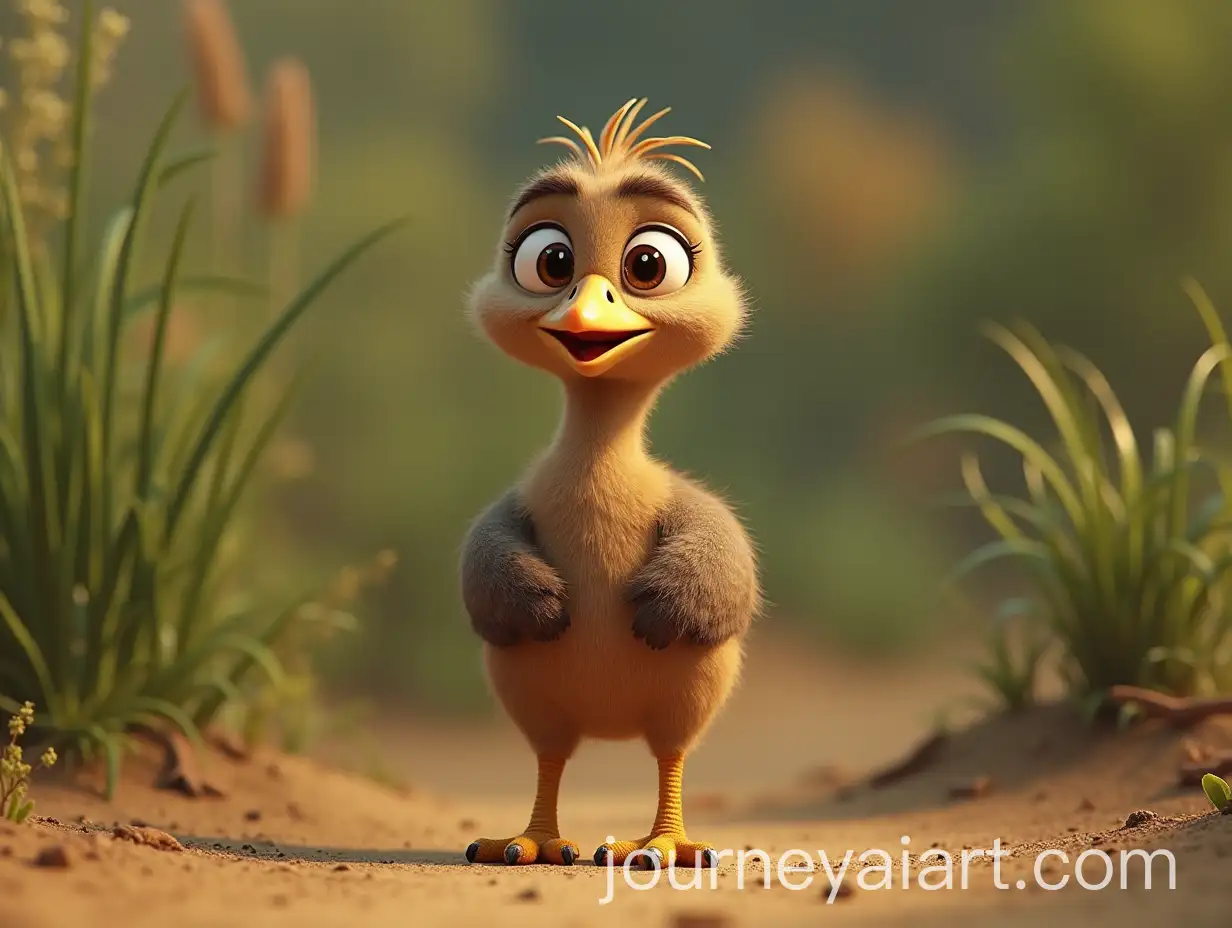 New-Zealand-Moa-Bird-with-Hey-Duggee-in-Pixar-Style