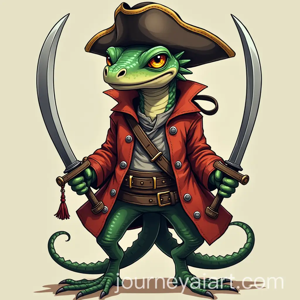 Lizardlike-Pirate-Thief-with-Shortswords-and-Pirate-Hat