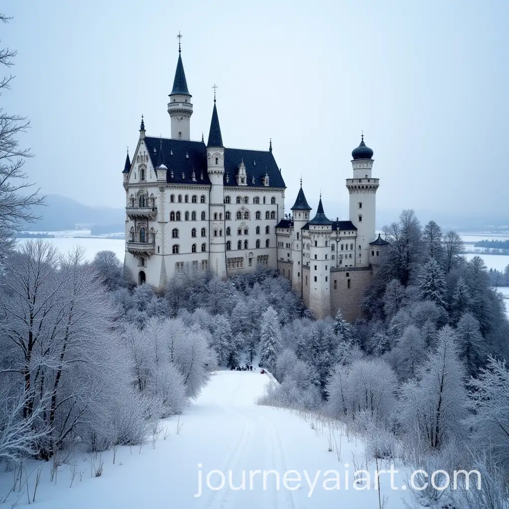 Winter-View-of-Neuschwanstein-Castle