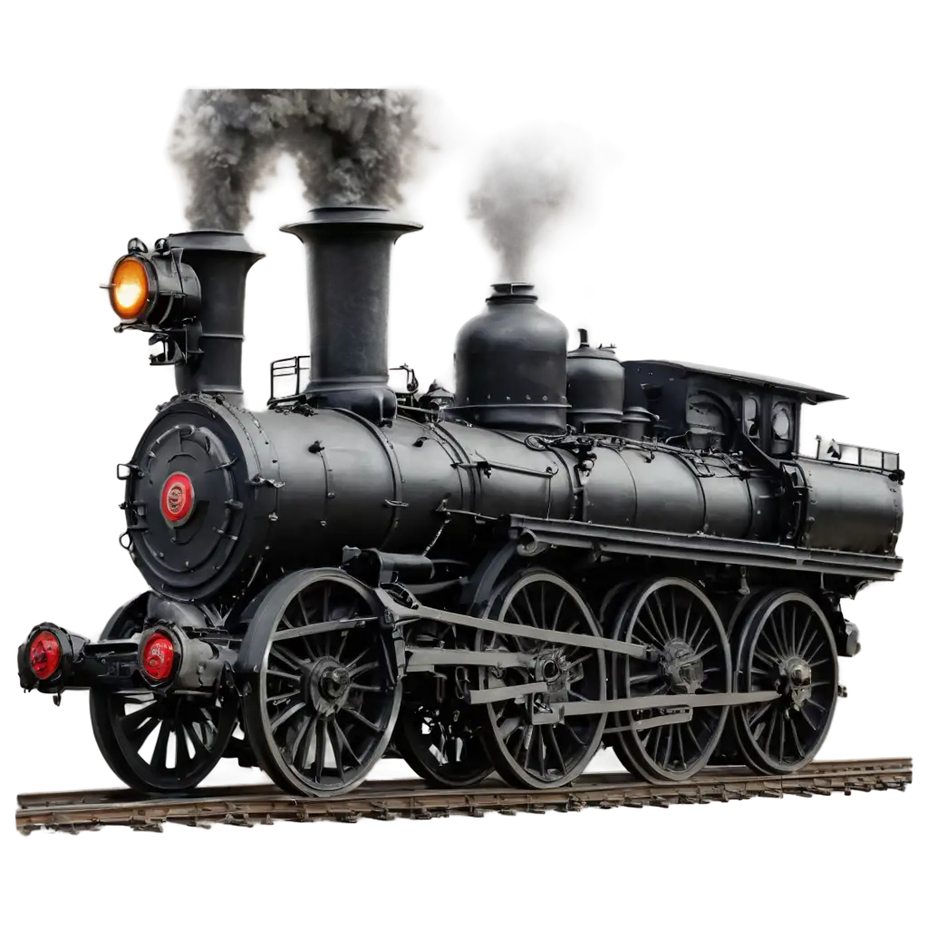 Steam-Locomotive-PNG-Image-Vintage-Train-Illustration-for-Digital-and-Print-Media