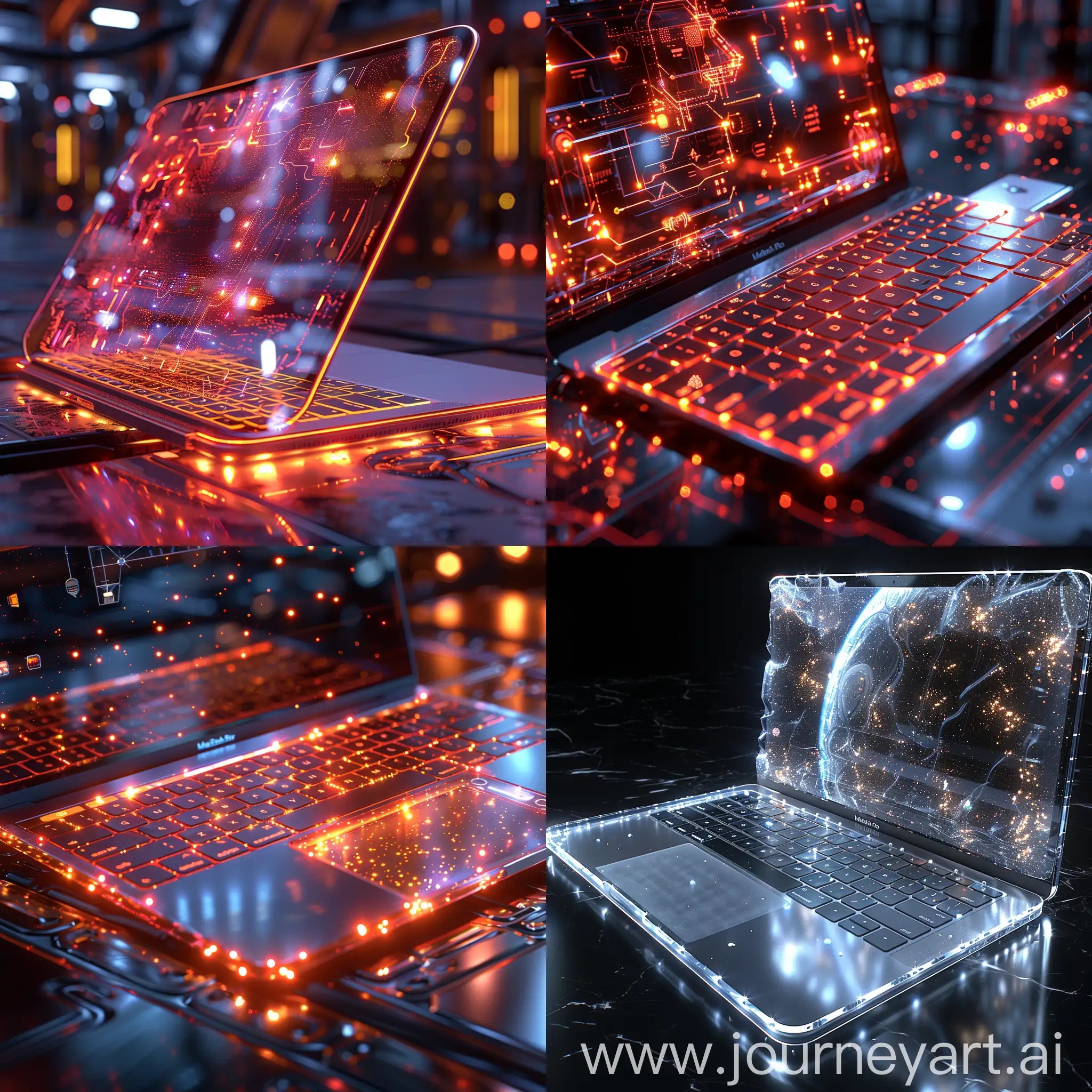 Futuristic-Holographic-Laptop-with-Touchsensitive-Keyboard-in-Hightech-Environment