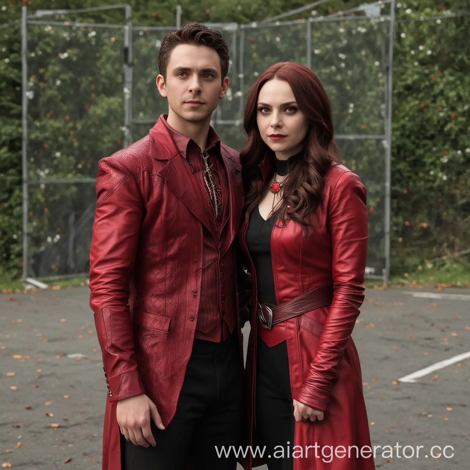 Wanda-Maximoff-and-Adult-Son-Magician-Vikkan-Performing-Magic-Tricks