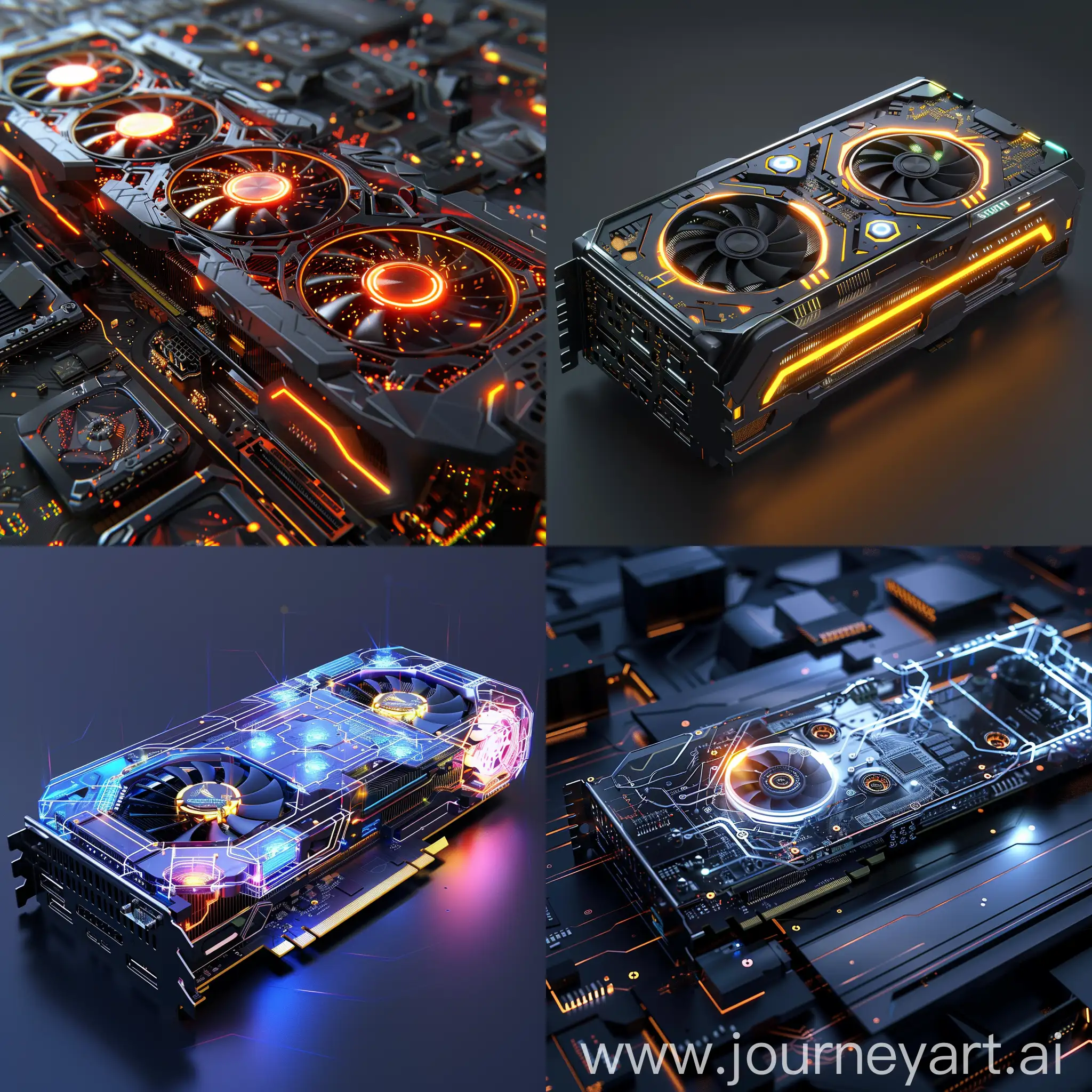 Futuristic-SciFi-PC-Graphics-Card-with-QuantumDot-Display-and-Holographic-Projection