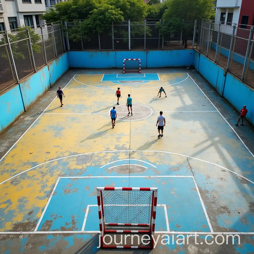 AI-Image-Expansion-RequestStreet-Football-Showdown-on-a-Gritty-Urban-Futsal-Court