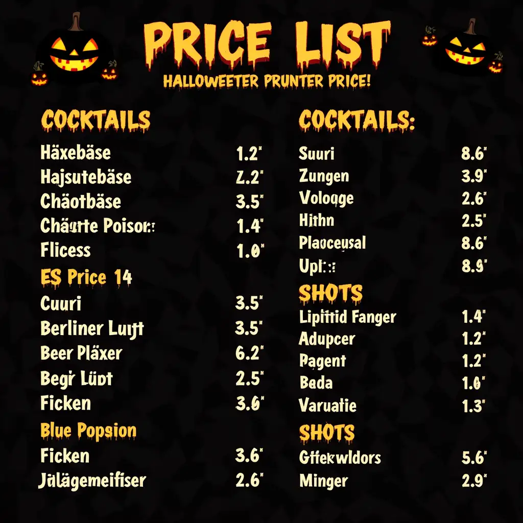 Halloween-Party-Price-List-with-Themed-Cocktails-and-Shots