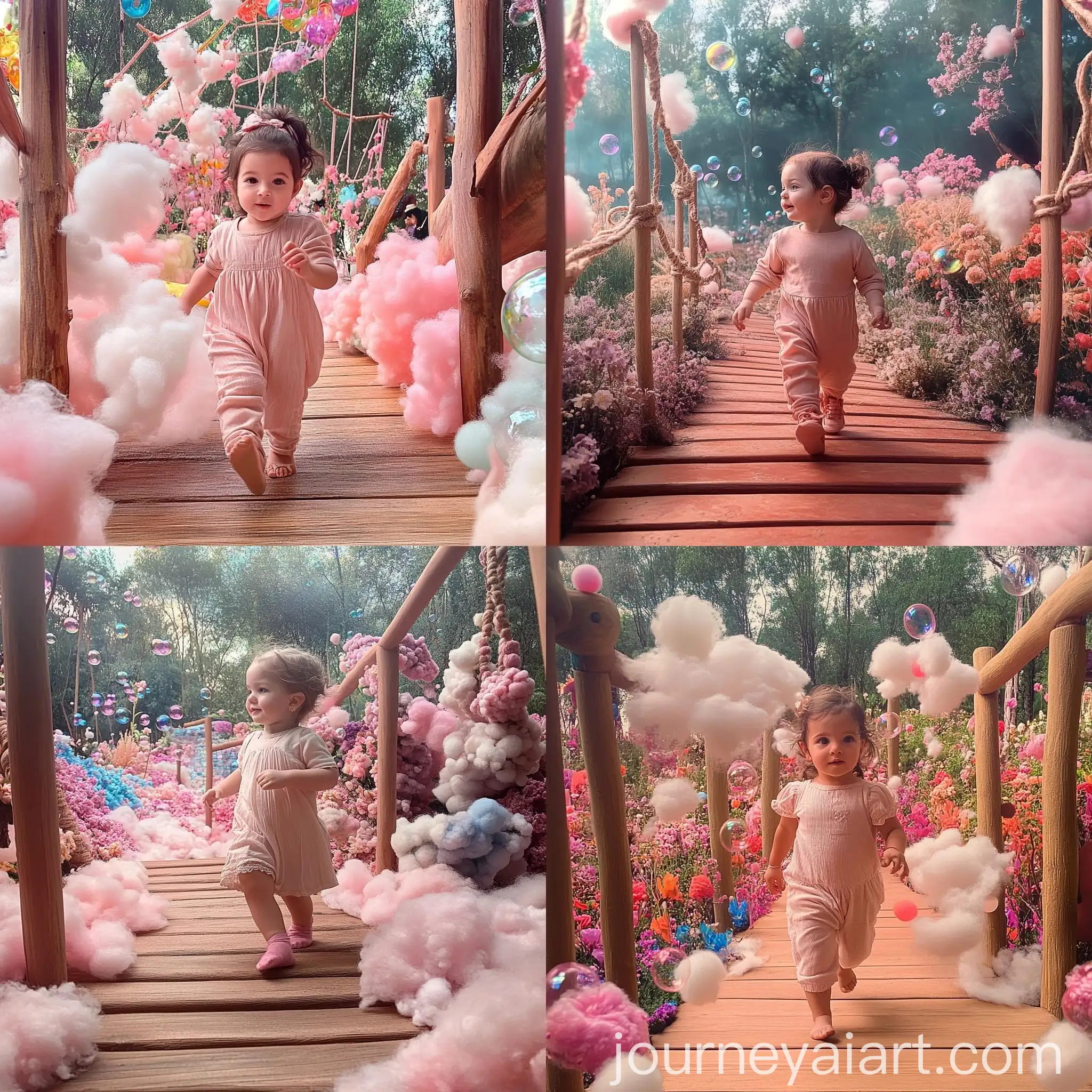 Child-in-a-Magical-Floral-Fantasy-with-Cotton-Candy-Bubbles-and-Colored-Clouds