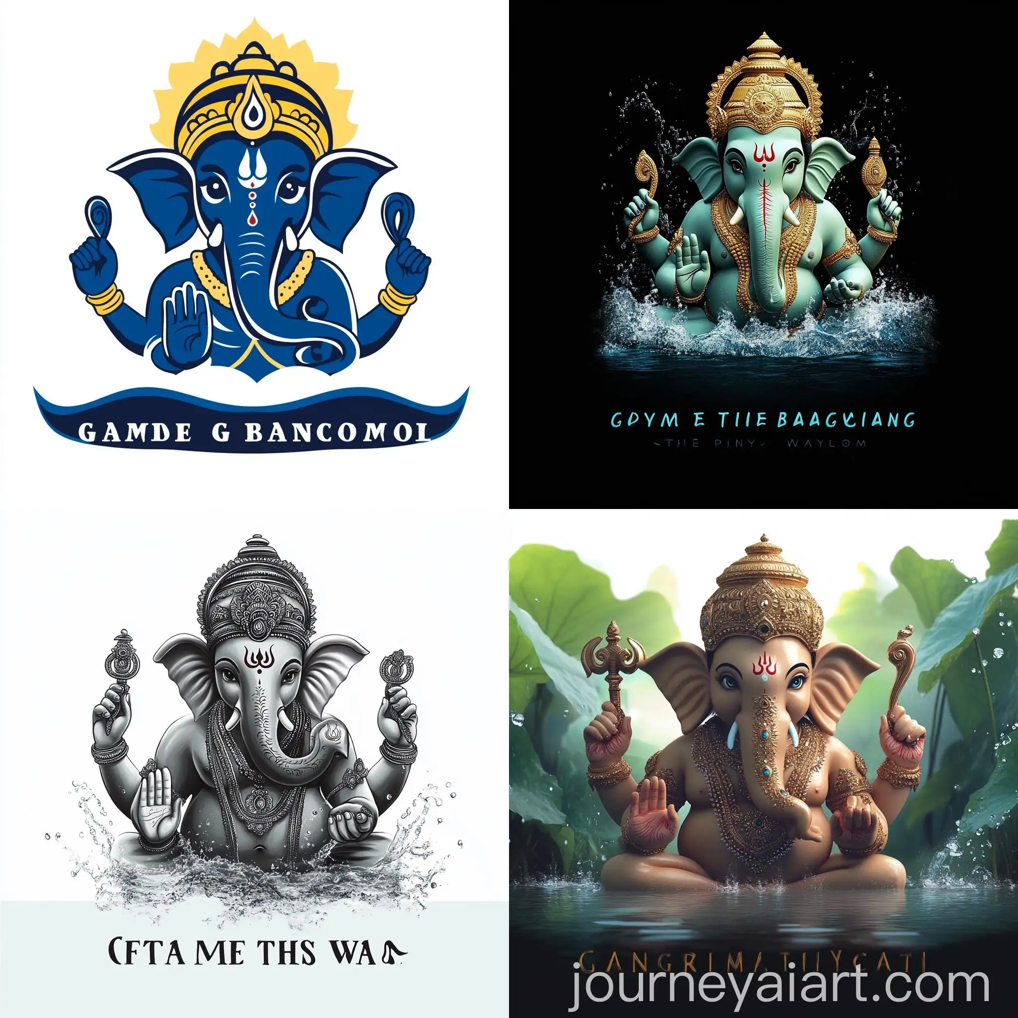 Ganesh-Bagwan-Statue-Standing-in-Water-with-Logo