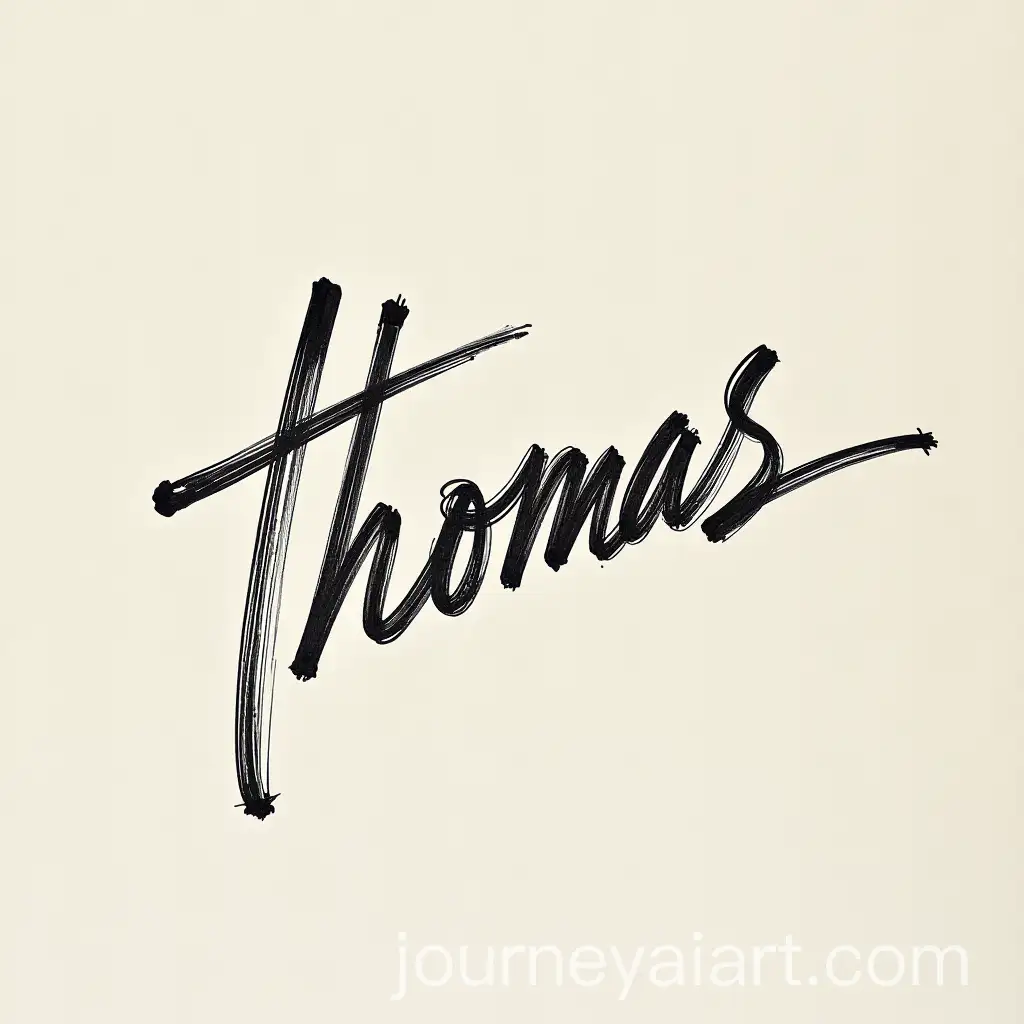 Elegant-Human-Signature-with-the-Name-Thomas-in-a-Stylish-Design