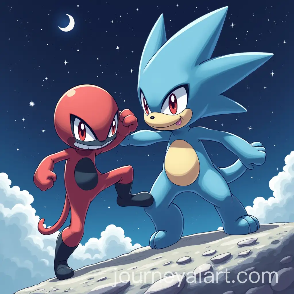 Ash-from-Pokmon-Fighting-Mewtwo-on-the-Moon