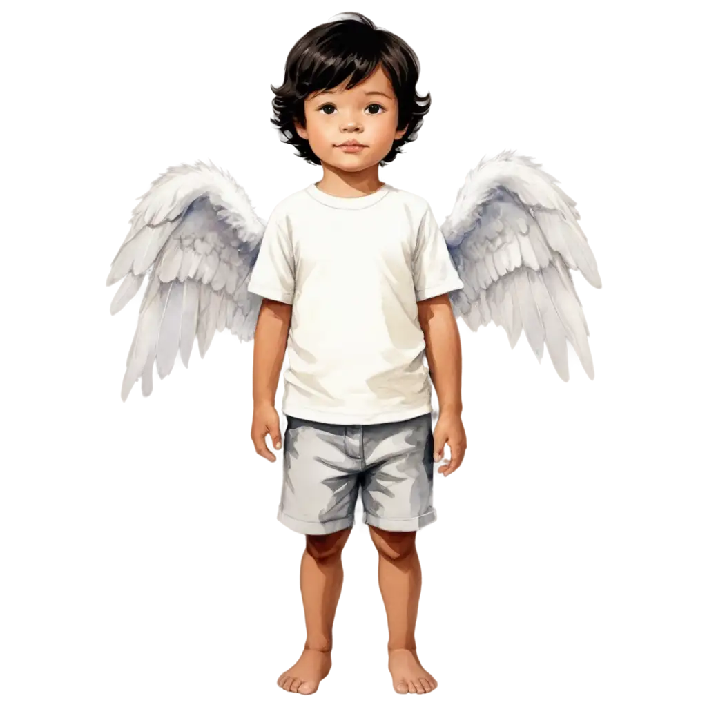 Create-a-PNG-Image-of-a-Boy-Angel-with-Short-Black-Hair-in-White-WatercolorStyle-Tunic-Baptism