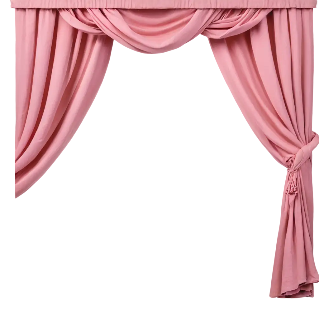 Elegant-Pink-Tied-Curtains-PNG-for-Home-DecorPNG-Image-Usage-Analysis-and-Design-Projects