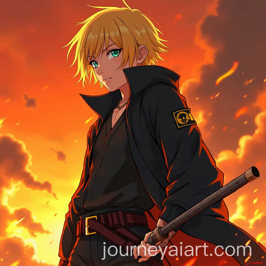 Victor-Blade-inAI-Art-Prompt-Expansion-Fire-Force-Style-with-Dynamic-Action-Pose