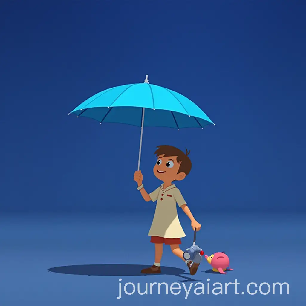 Pixar-The-Blue-Umbrella-Short-Film-Scene-with-Animated-Urban-Setting