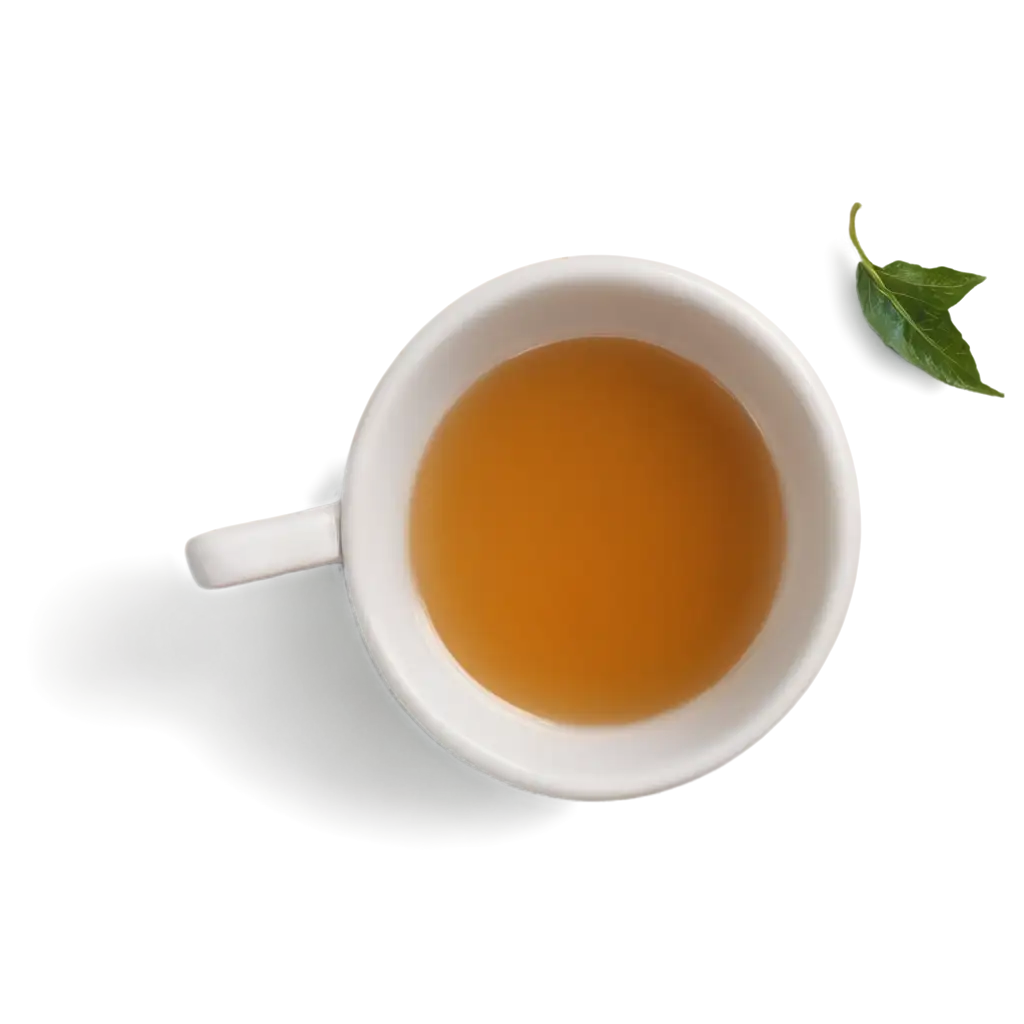 Top-View-of-Cup-of-Tea-PNG-Image-HighQuality-Transparent-Background-for-Versatile-Use