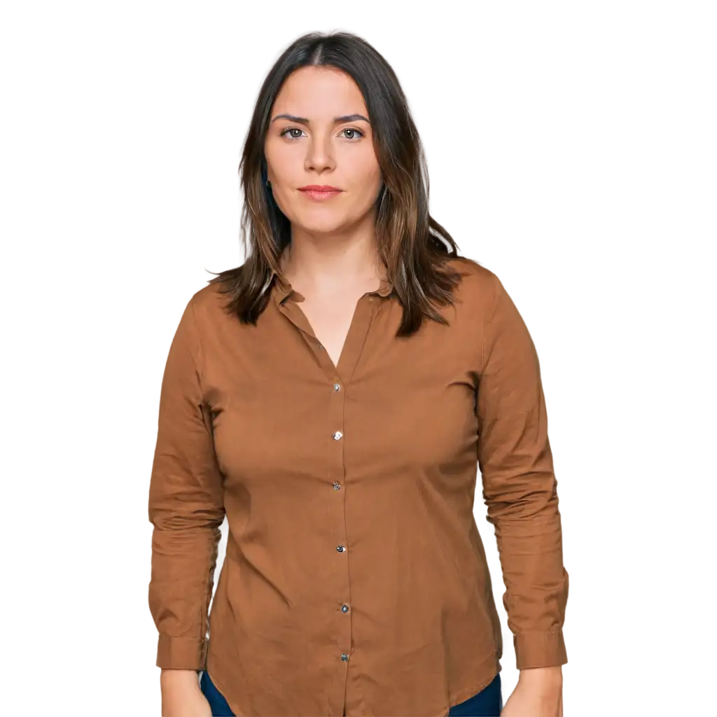 HighQuality-PNG-Image-of-a-40YearOld-American-Woman-with-a-Collared-Shirt