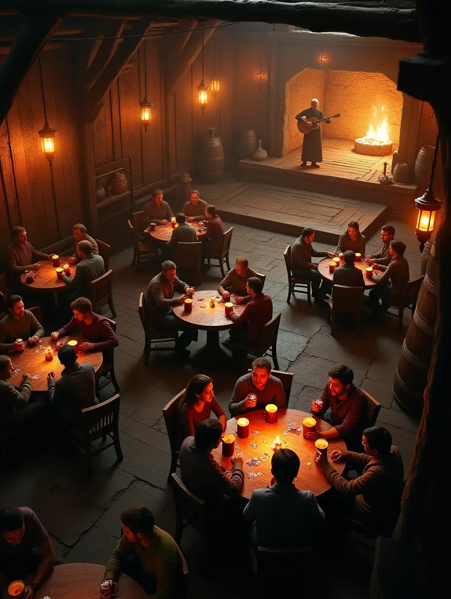 Lively-Tavern-Interior-in-a-Dark-Fantasy-Setting-with-Music-and-Merriment