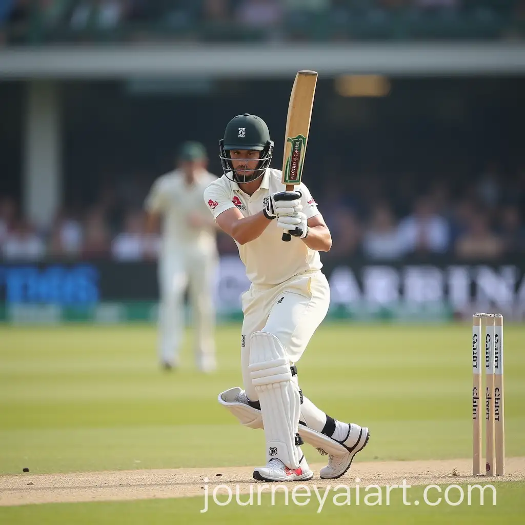 Batsman-in-Batting-Position-on-the-Field