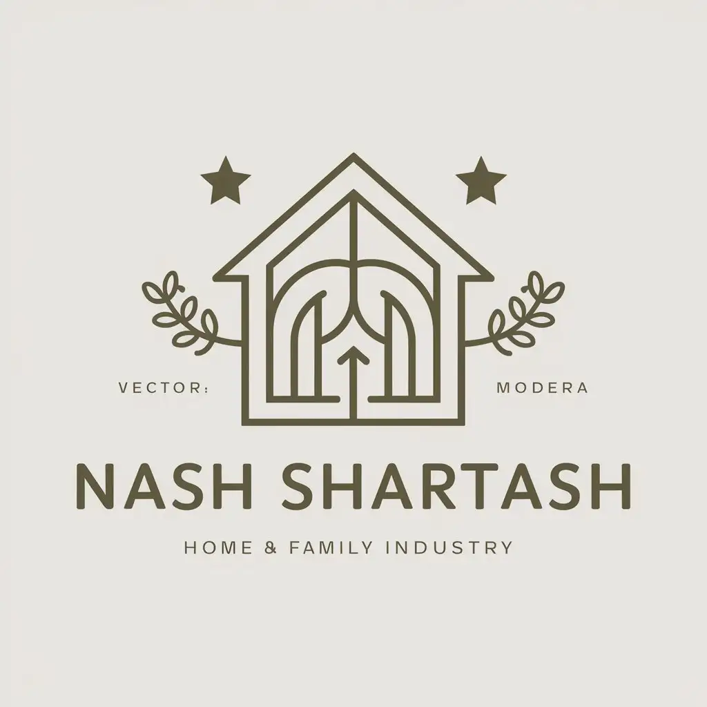 LOGO-Design-for-Nash-Shartash-Vector-Izba-Symbol-for-Home-Family-Industry-with-Clear-Background