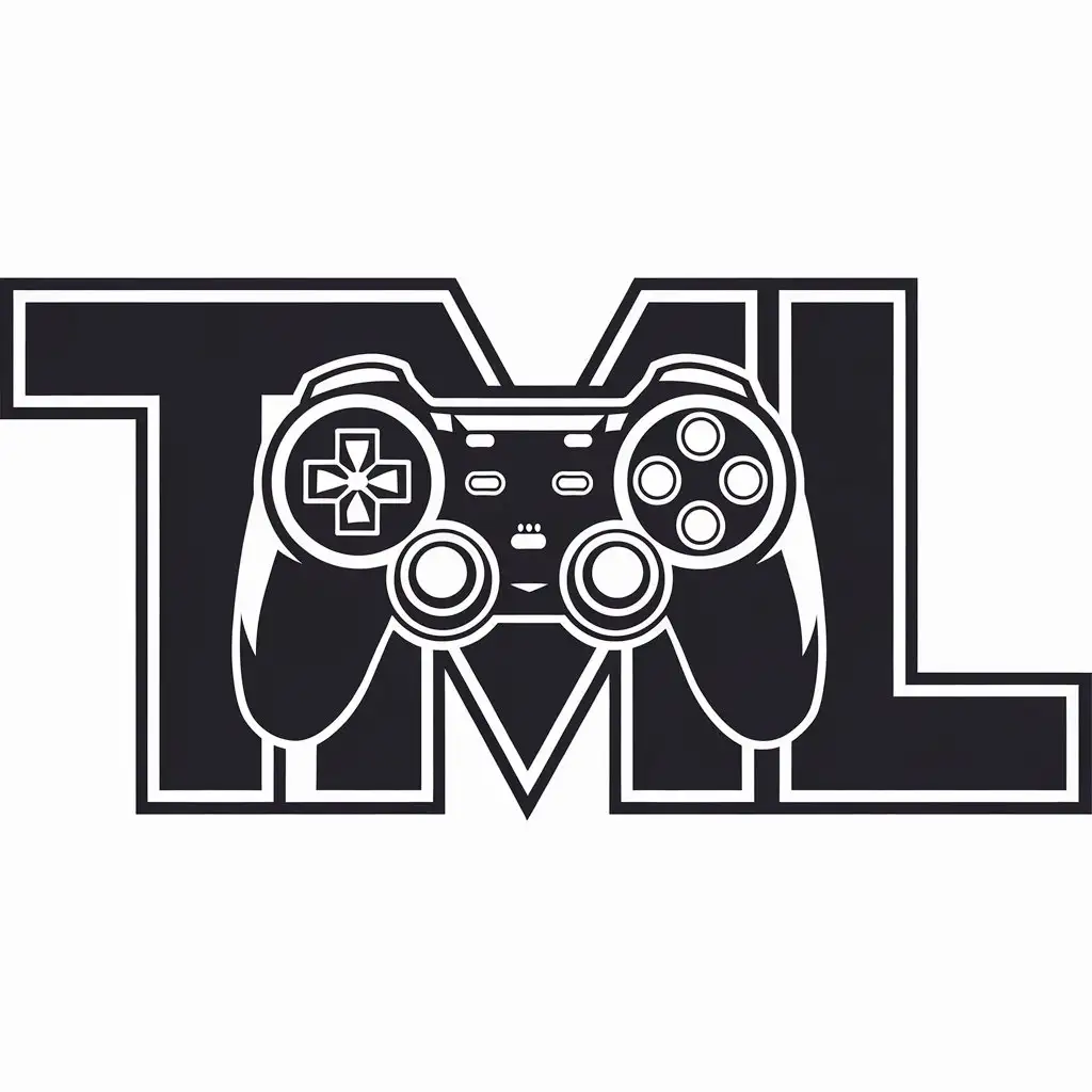 LOGO Design for TML Gaming Theme with Complex and Clear Background