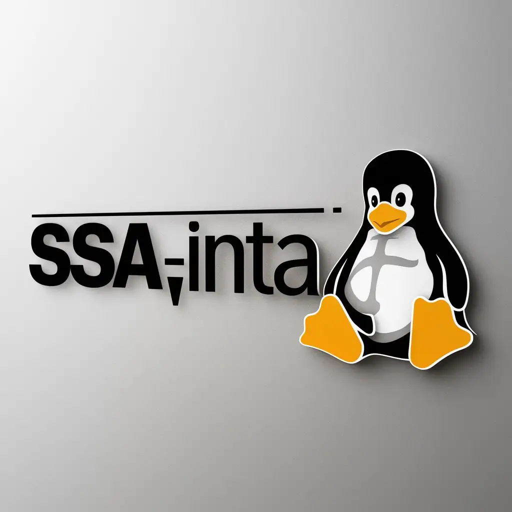 LOGO-Design-For-SSAInta-LinuxInspired-Symbol-with-Moderate-Style-on-Clear-Background