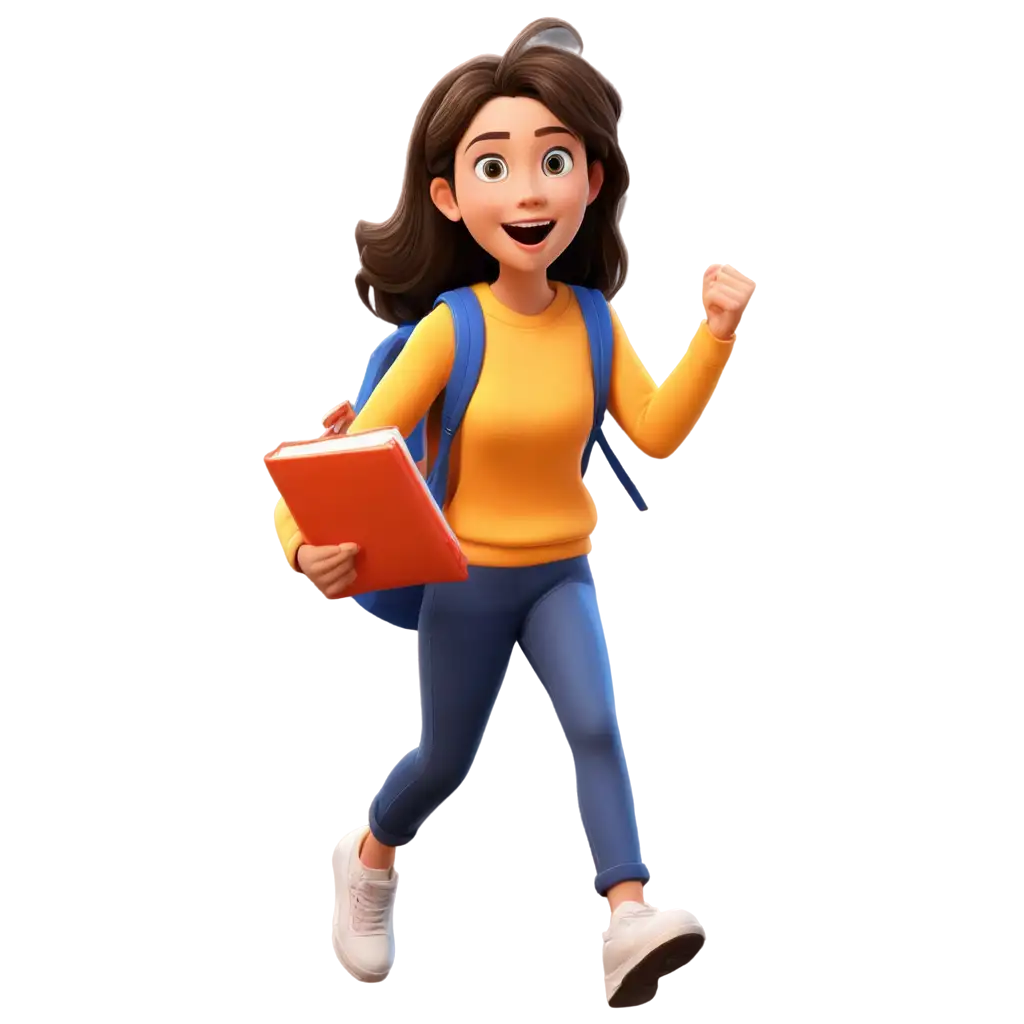 Excitement-Student-Animated-Vector-PNG-Vibrant-Illustration-for-Educational-Content