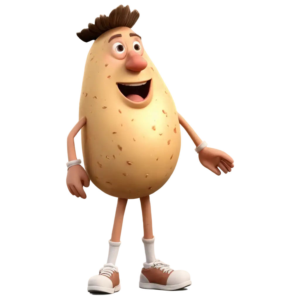 Talking-Potatoes-3D-Animation-PNG-HighQuality-Image-for-Fun-and-Creative-Projects