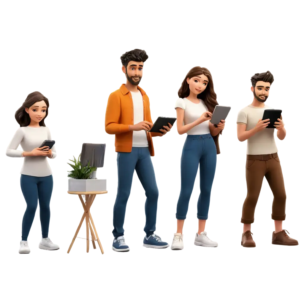 Animated-PNG-of-People-Using-Gadgets-Enhance-Your-Digital-Content-with-Dynamic-Animation