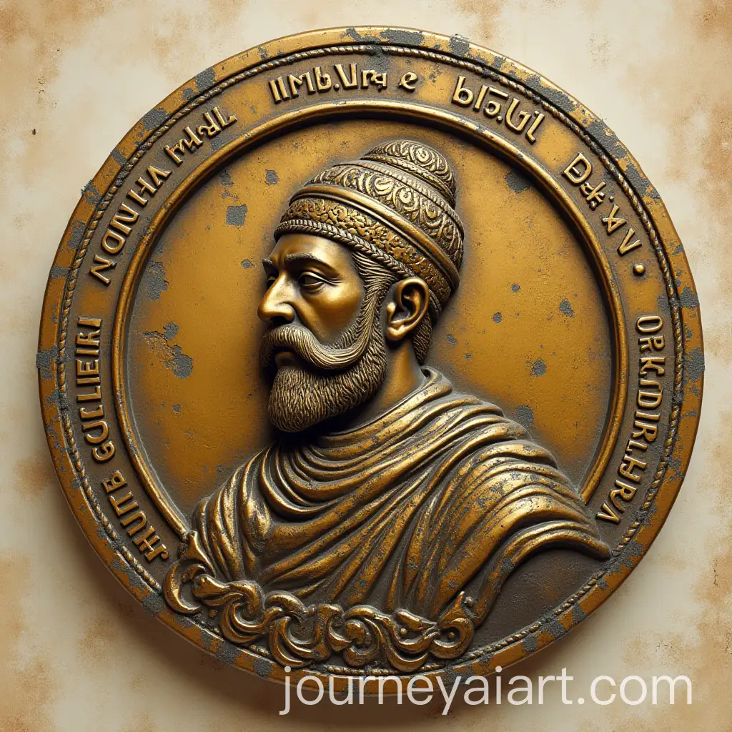 Historical-Token-Featuring-Amir-Timur-in-Detailed-Portrait