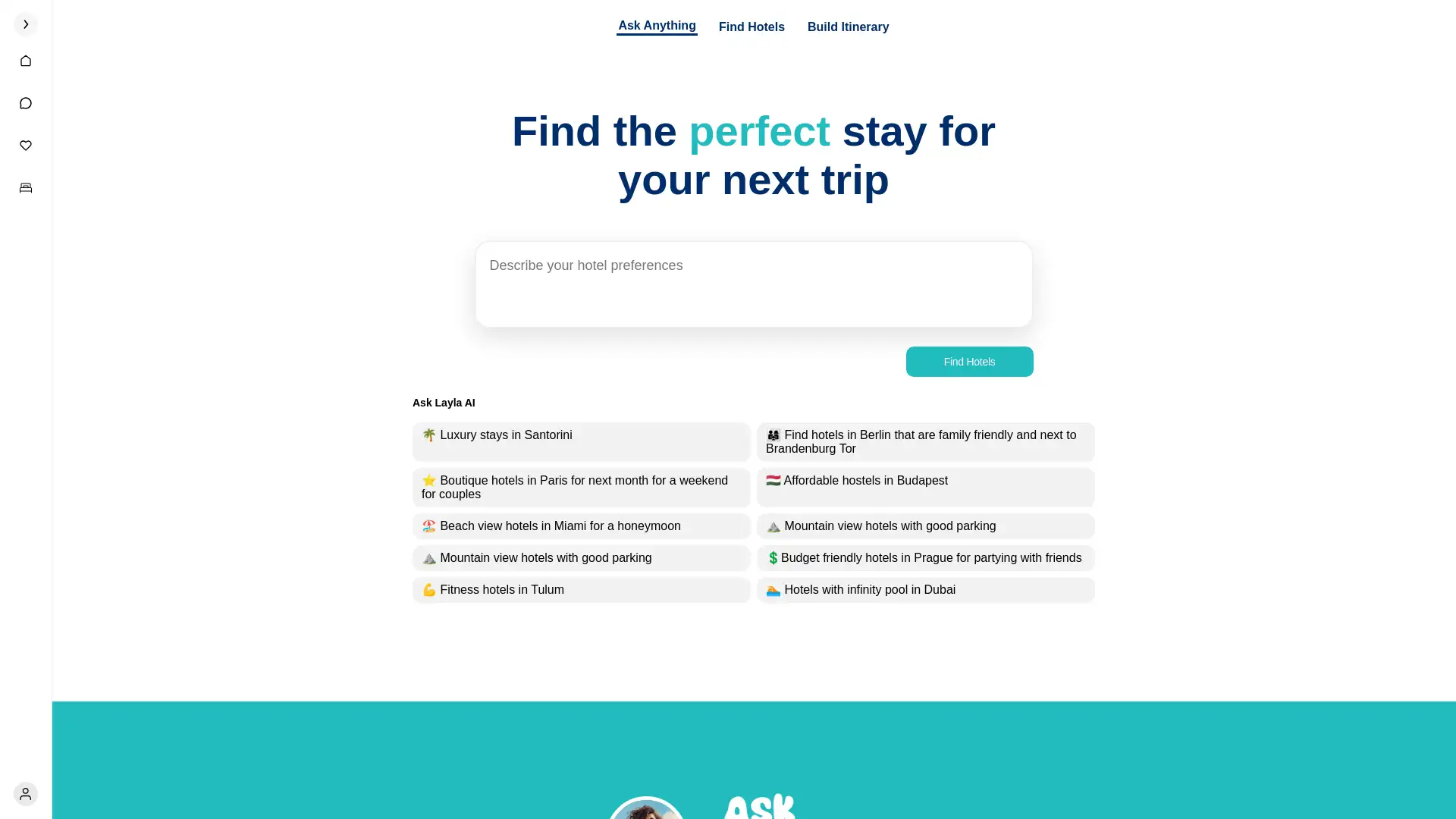 Your AI-powered travel planner and booking assistant.