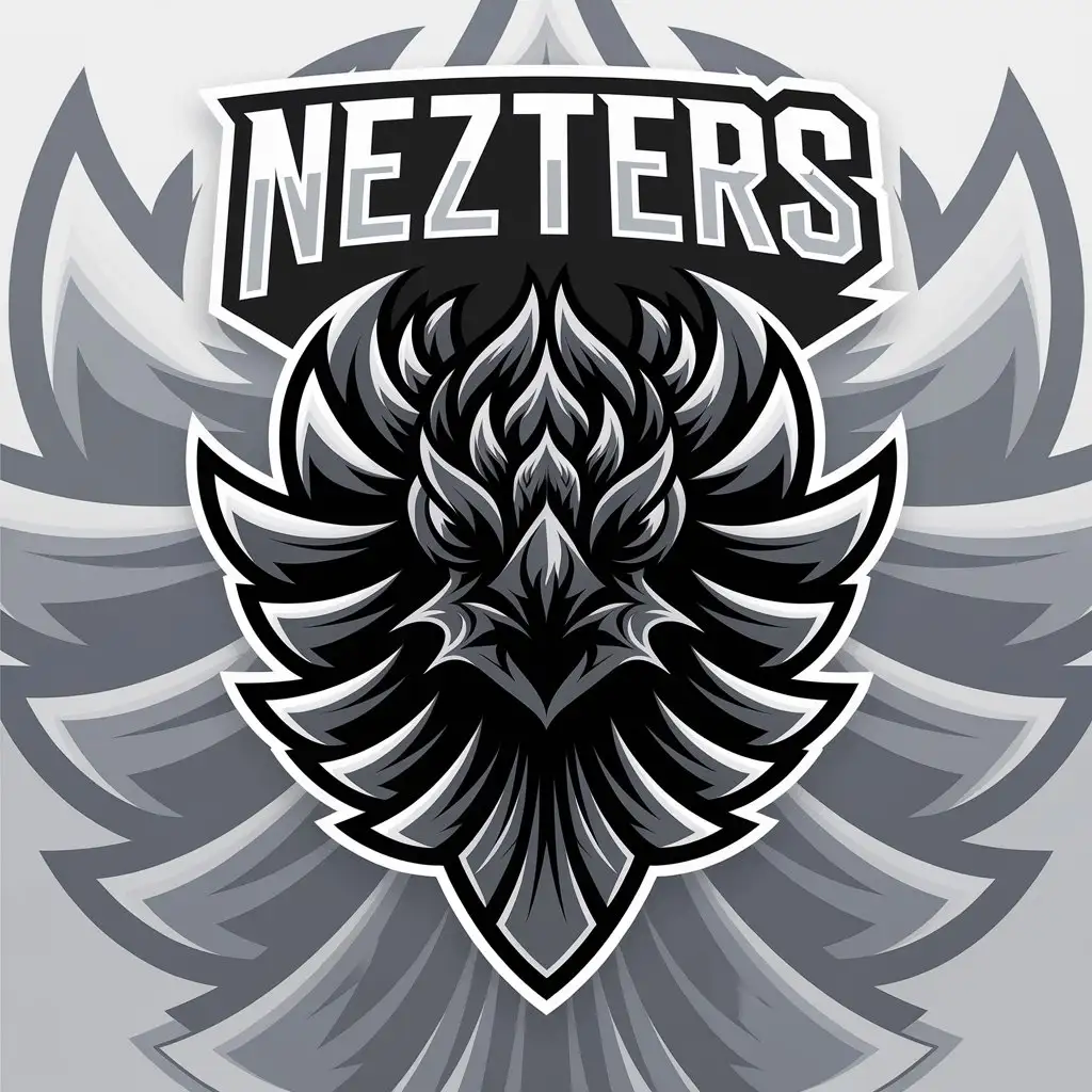 LOGO-Design-for-NezTers-Vector-Logo-with-Complex-Nez-Symbol-for-eSports-Industry