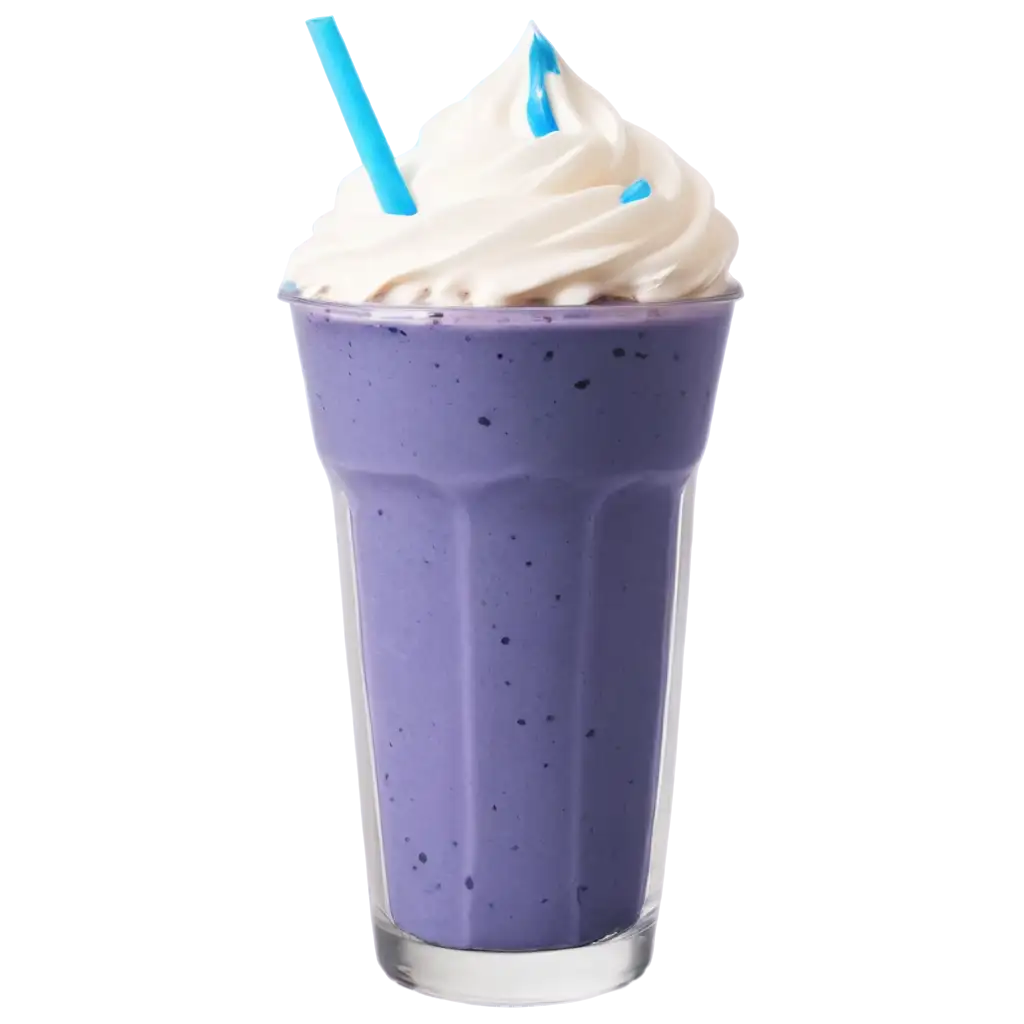 Creamy-Blueberry-Shake-PNG-Image-Refreshing-Beverage-with-Whipped-Cream-and-Fresh-Berries