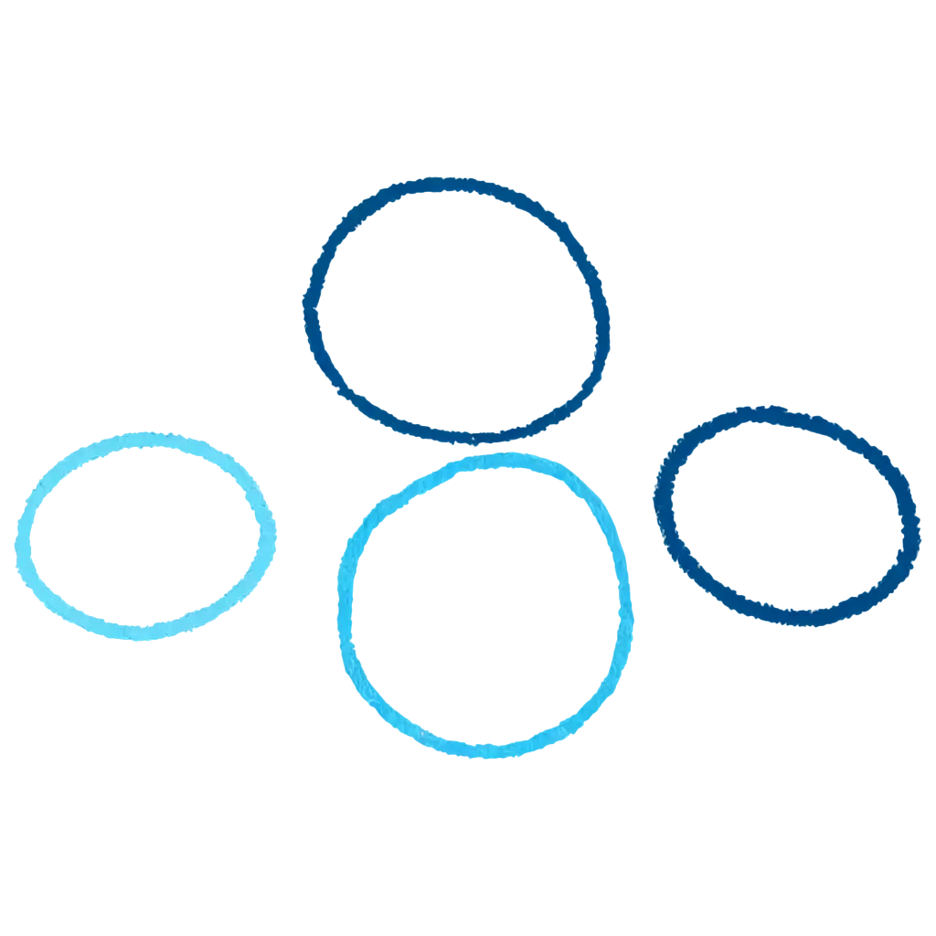 HighQuality-PNG-Image-of-Blue-Drawn-Circle-Elements-for-Versatile-Applications