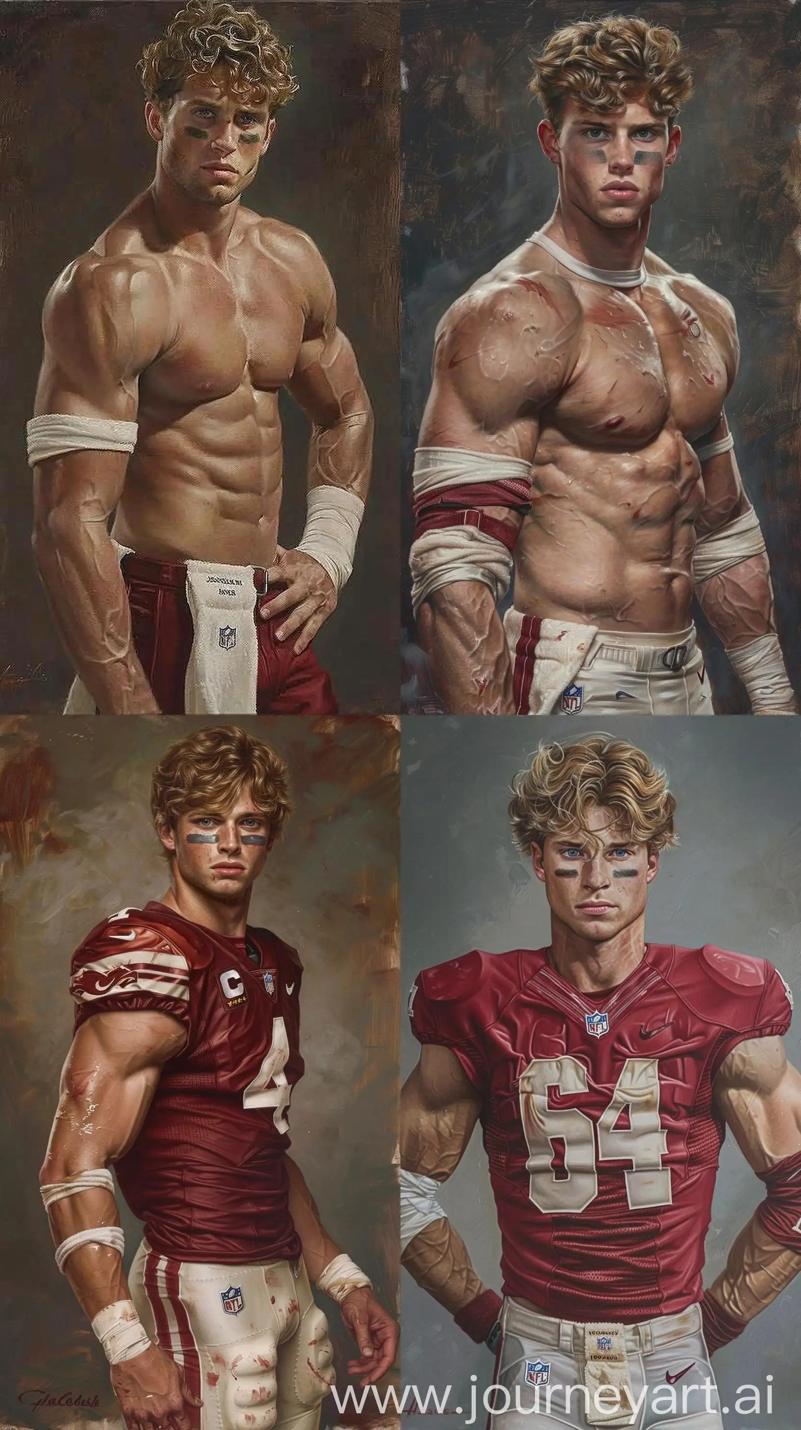 HyperRealistic-FullBody-Portrait-of-Young-Alabama-Quarterback-Jason-Collins-in-Surrealistic-Oil-Painting-Style