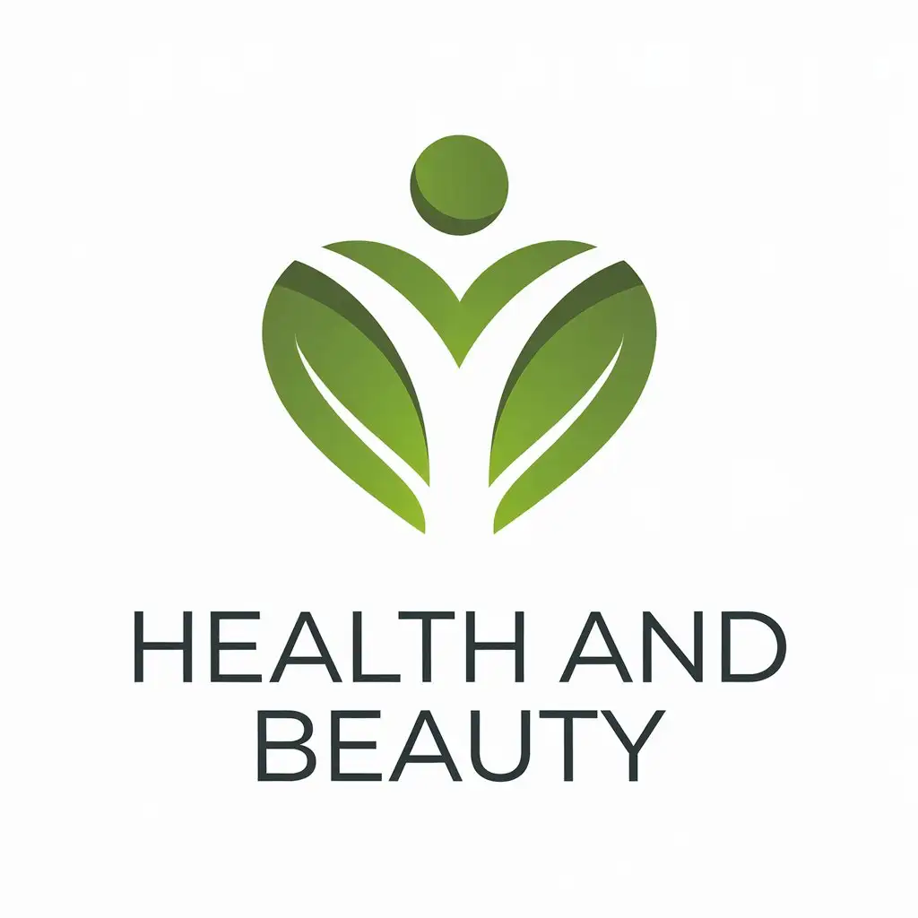 LOGO Design for Health and Beauty Vector Design with Healthy Living Symbol for Beauty Spa Industry