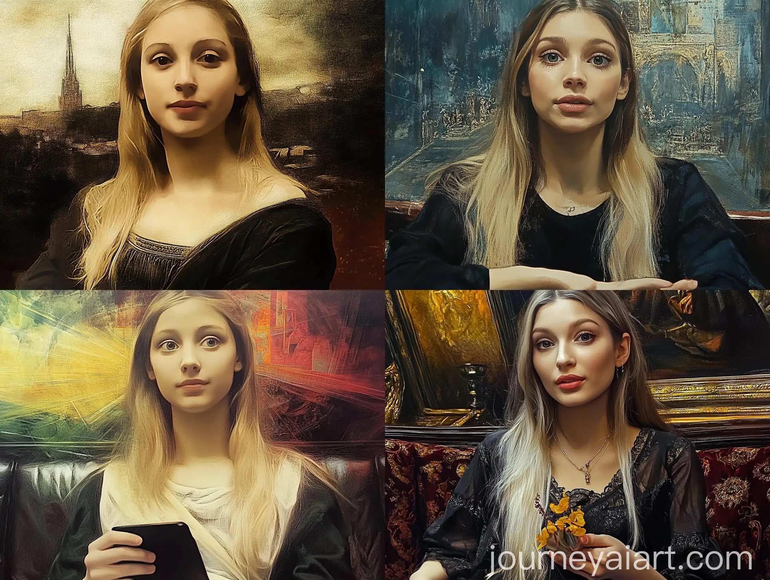 Mona-Lisa-Artwork-by-AI-Classic-Portrait-with-Enigmatic-Smile