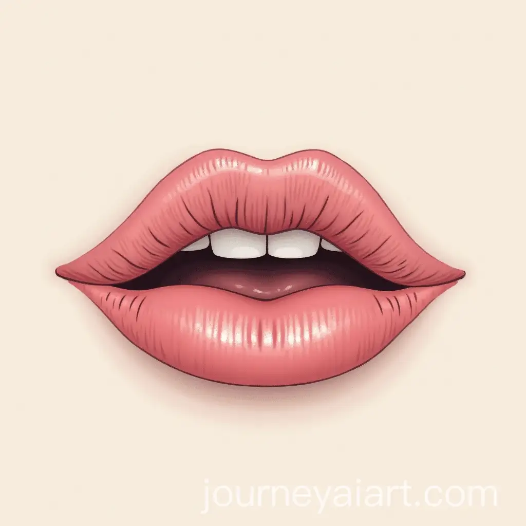 Drawn-Puffy-Female-Lips-in-Digital-Art-Style