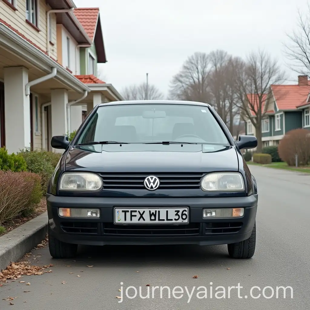 1996-Volkswagen-Vento-Parked-Next-to-a-Panel-House-in-a-Parking-Lot