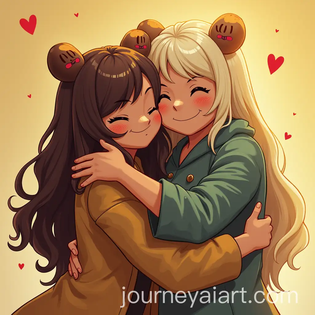 Affectionate-Hug-Between-Two-Individuals-in-Natural-Setting