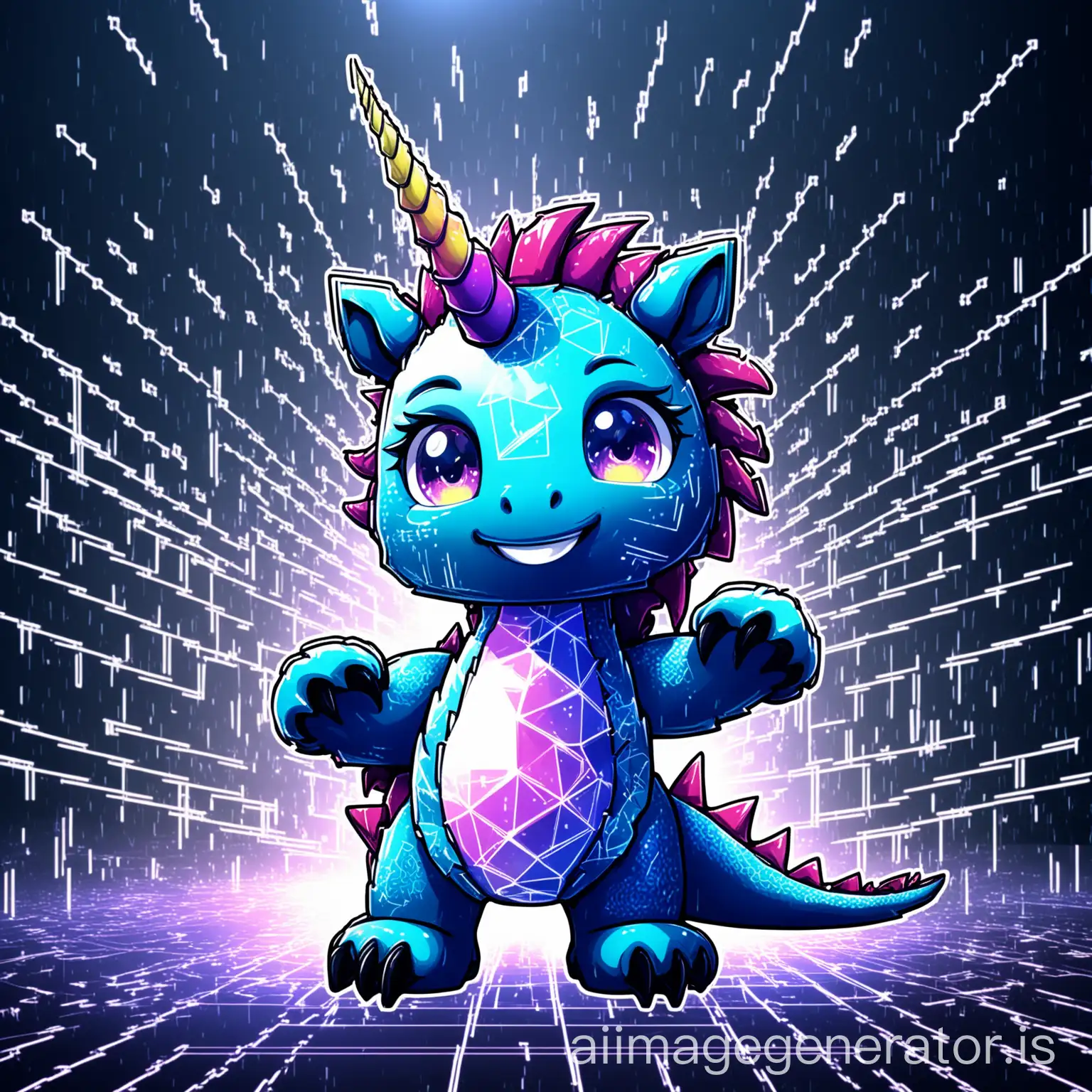 Futuristic-Dragon-Unicorn-Mascot-with-Digital-Light-Effects