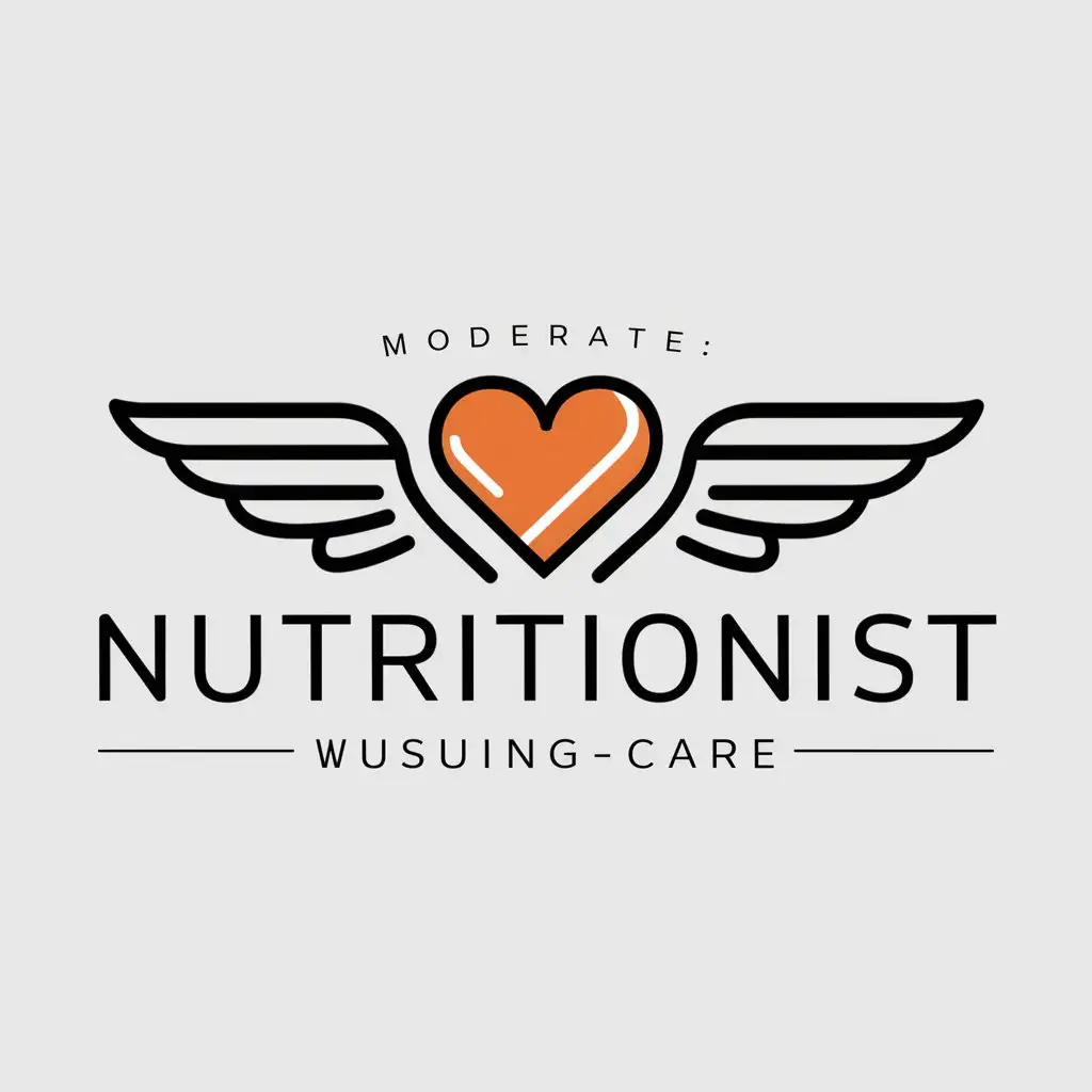 a logo design,with the text "Nutritionist", main symbol:Take care of yourself,Moderate,clear background