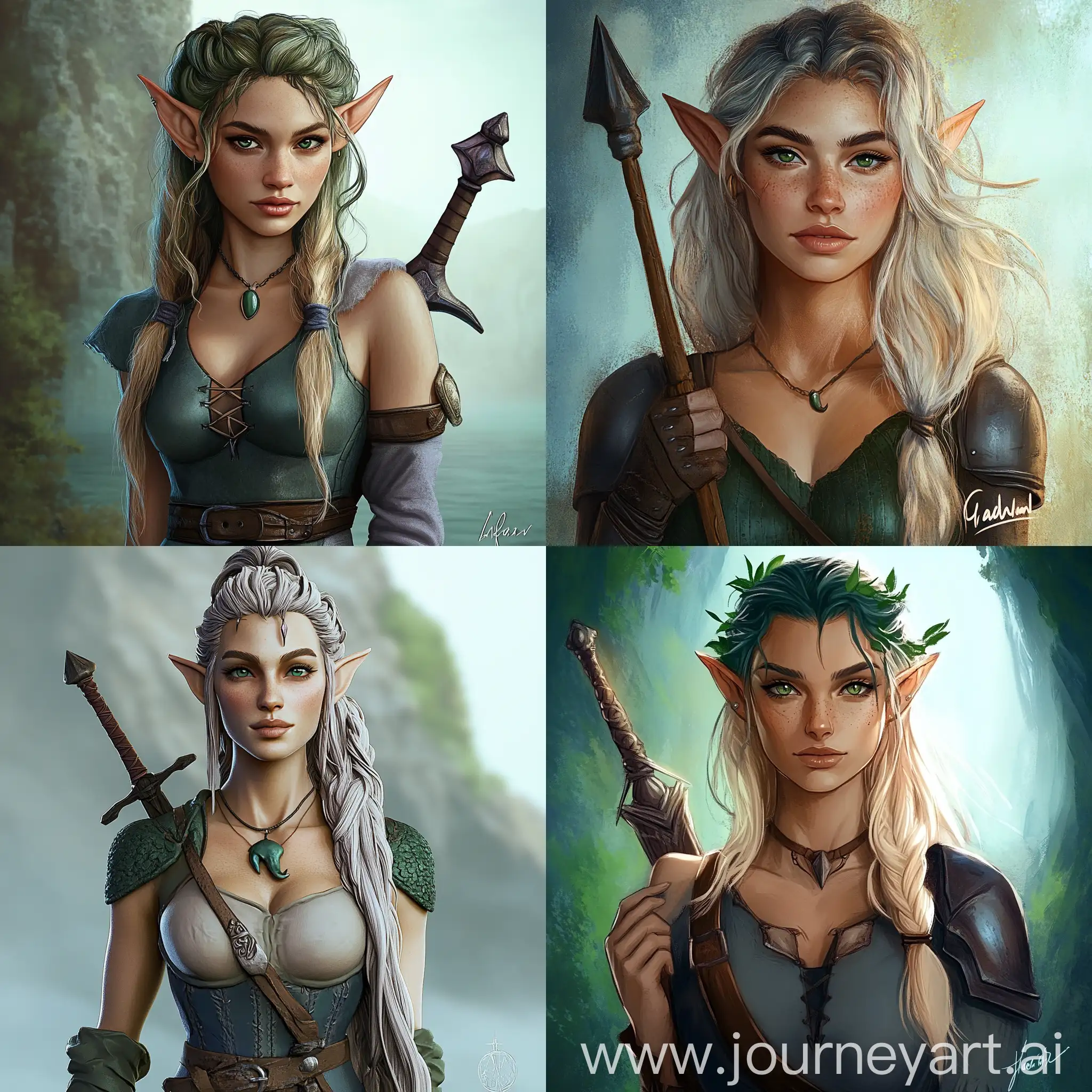 Elegant-Half-Sea-Elf-Woman-with-Tan-Skin-and-Blonde-Hair