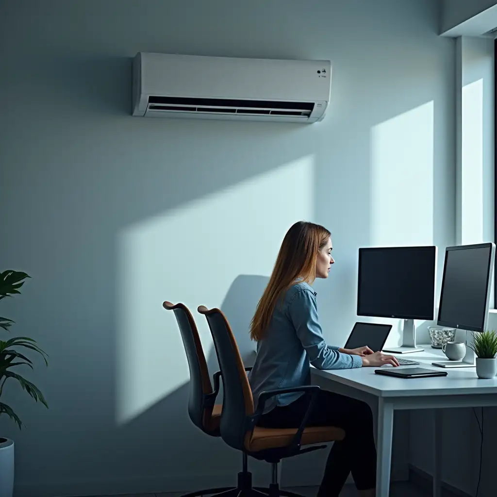 Manager-Focused-at-Modern-Office-Desk-with-Air-Conditioning