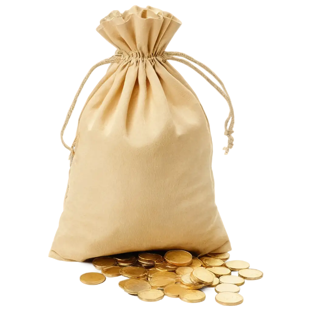 HighQuality-Money-Bag-and-Gold-Coins-PNG-Image-Sparkling-Wealth-Concept