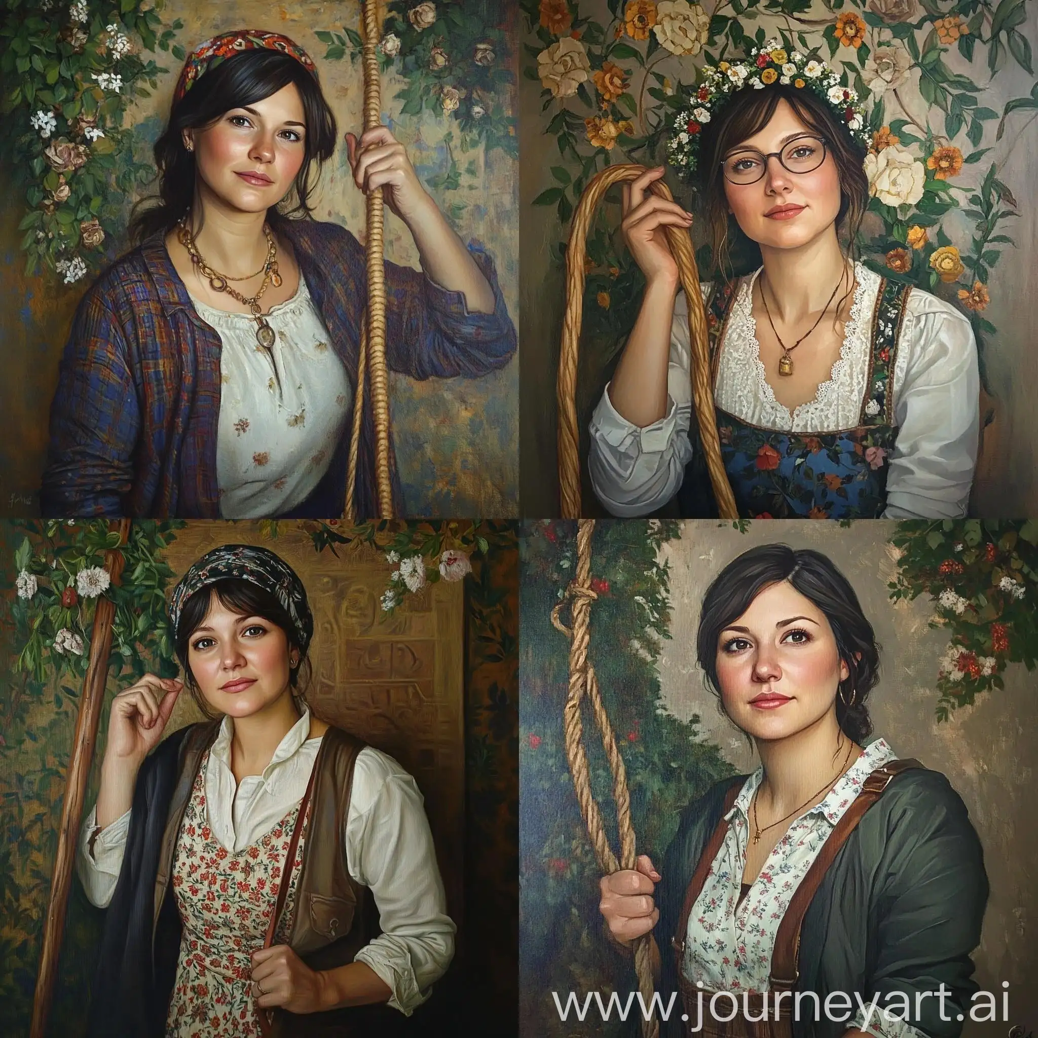 Old-Slavic-Style-Oil-Painting-with-Traditional-Clothing-Replacement