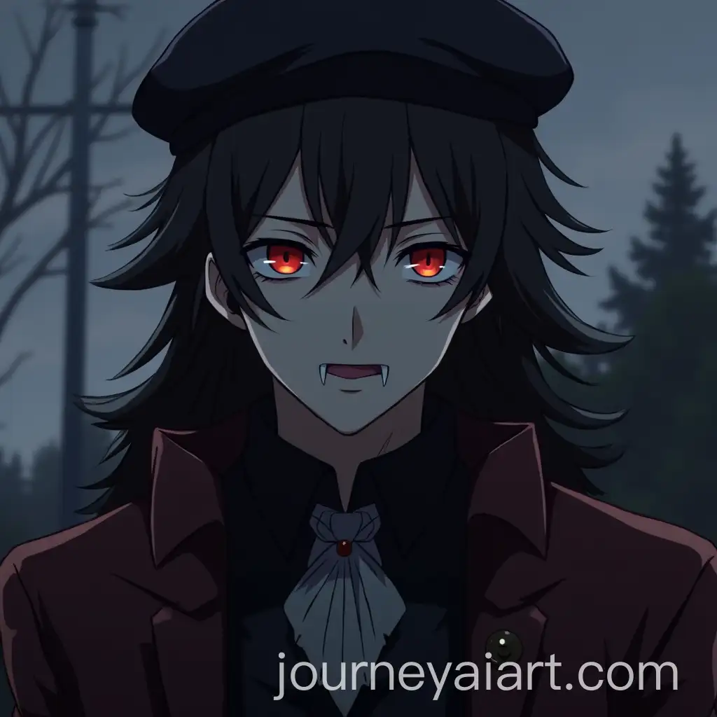 Anime-Vampire-Character-with-Red-Eyes-and-Medieval-Outfit-in-Dark-Screencap