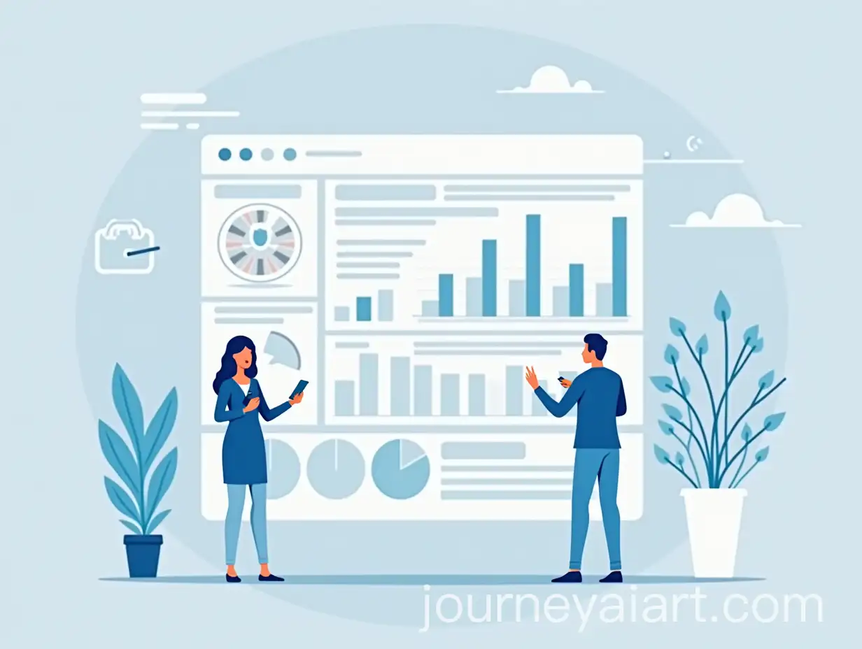 Call-Center-Theme-with-Customer-Retention-Analyst-Board-and-Icons