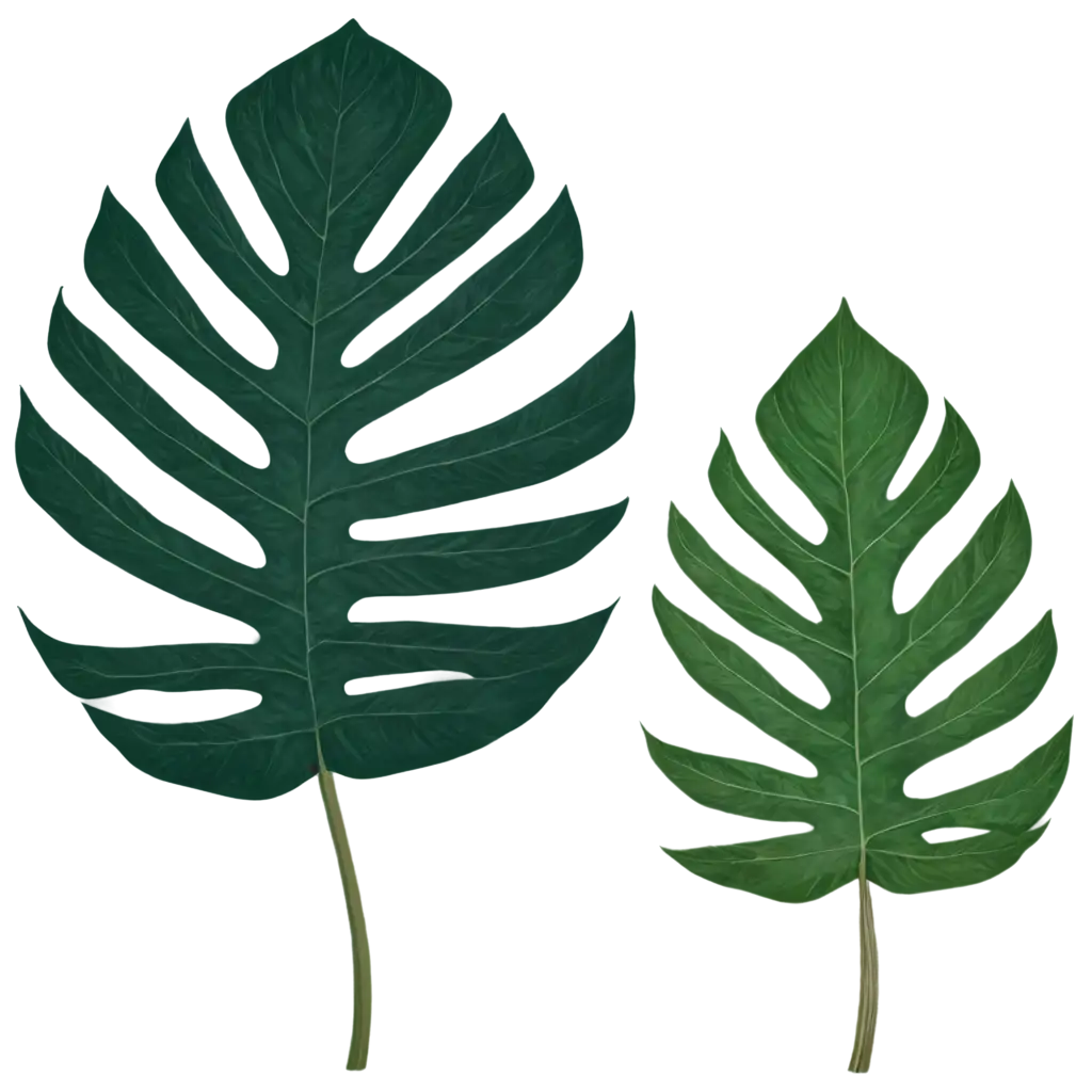 HighQuality-Realistic-Tropical-Leaf-PNG-for-Design-and-Illustration-Projects